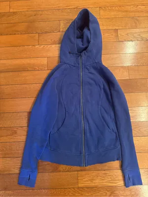 Lululemon Scuba Full-Zip Hoodie Classic Fit - True Navy Blue (Size 6) thumbnail 2