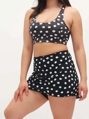 Outdoor Voices Doing Things Polka Dot Preppy Outdoor Hiking Yoga Sports Bra S thumbnail 2