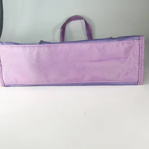 Clinique MakeUp Cosmetic Travel Carry Tote Bag Storage Lavender Purple New thumbnail 6