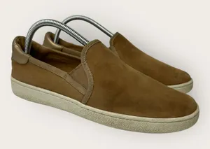 UGG Womens size 9 Cas Slip-On Chestnut Leather Suede 1019217 f27021C thumbnail 1