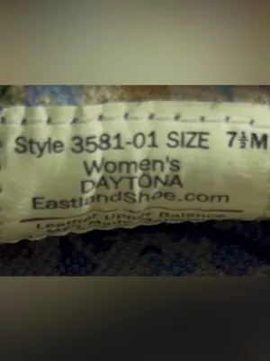 Eastland Daytona Black Leather Driving Loafers Comfort Moc Flats‎ Women’s 7 thumbnail 2