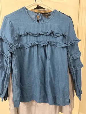 J.Crew Denim Top thumbnail 1