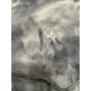 Lululemon Align‎ Cross Waist Crop Legging Diamond Dye High Rise Gray Size 4 thumbnail 4