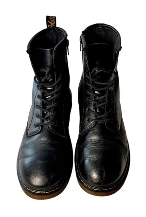 Dr. Martens 1460 Y Soft T Black Boots Size 6M 38 EU thumbnail 1