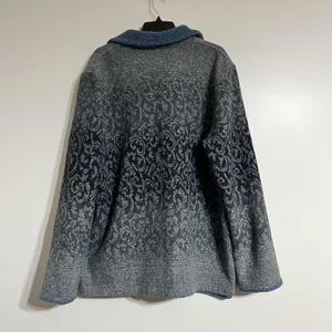 Vintage Mulberry Street‎ Wool Coat Jacket Womens XL Blue Tapestry Button Pockets thumbnail 9