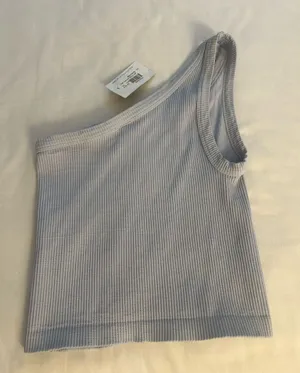 NIKIBIKI Ribbed One-Shoulder Seamless Crop Top thumbnail 3