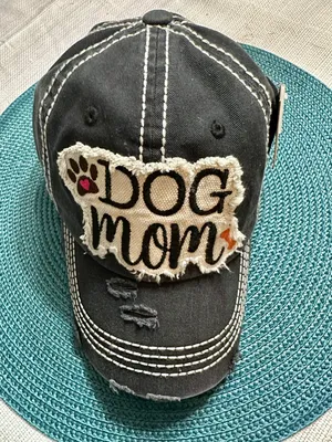 NWT Dog Mom Hat Blue thumbnail 1