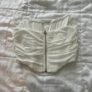 Amazon White Corset Top thumbnail 4