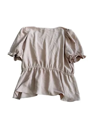 MELROSE & MARKET Light Blush Pink Crop Top Size Large thumbnail 2