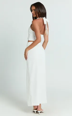 New Showpo Ayesha Fitted Side Split Midi Skirt MSRP $75 thumbnail 4
