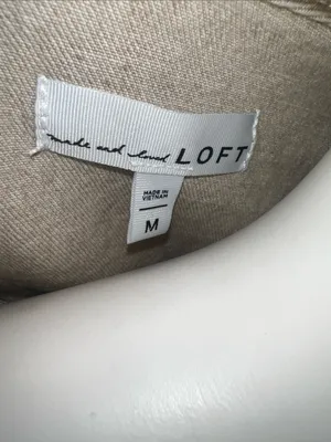LOFT Neutral Tie-Front Utility Vest in Light Taupe thumbnail 3