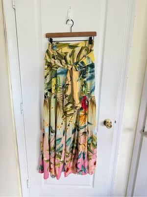 PQ Swim Cora Wide Leg Tropical Pants thumbnail 2