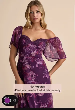 Lulus Purple Midi Dress thumbnail 5