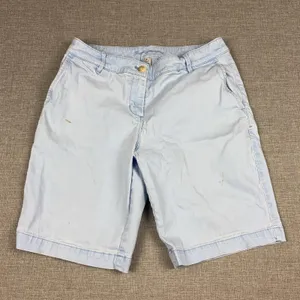Tommy Bahama Shorts Womens 8 Blue Chino Twill Cotton Lyocell Spandex 9 Inseam thumbnail 1