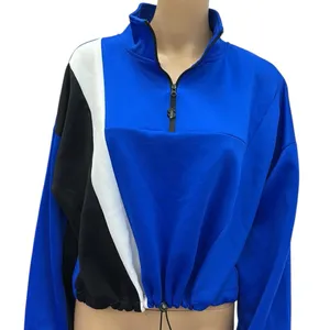 Sports Illustrated Blue Scuba Half Zip Up Popover Drawstring Waist Sweatshirt XL thumbnail 1