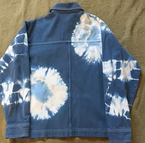 BDG Blue tie dye denim jacket from urban outfitters thumbnail 2