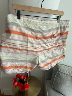 Lacoste Men’s Strip Swim Trunks Shorts Board L Made In France Sailing Club thumbnail 6