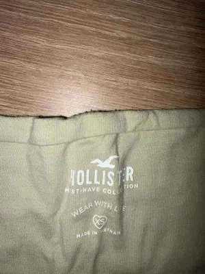 hollister sage green tube top xs thumbnail 3