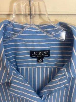 J. Crew Gamine Puff-Sleeve Shirt thumbnail 2