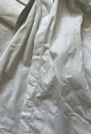 ZARA Front Toe White Button Up Dress thumbnail 13