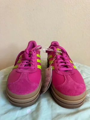NWT Adidas Gazelle Bold W Hot Pink Suede Sneakers Size 7 thumbnail 6