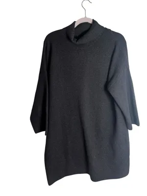 Pomander Place Vivianne sweater dress in black shimmer XL thumbnail 2