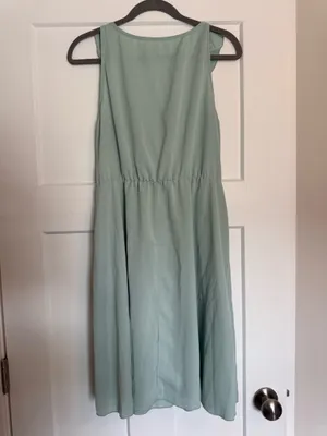 Sage ruffle dress Green Size 12 thumbnail 2
