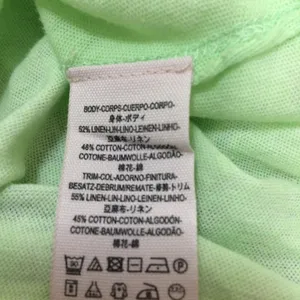 Free People We The Free First Love Lace-Up Tee in Lime thumbnail 4