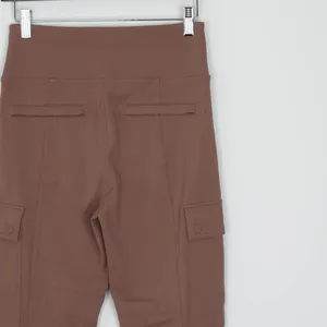 Athleta Delancey Straight Cargo Pant Womens XS‎ Brown High Rise Trousers Stretch thumbnail 9