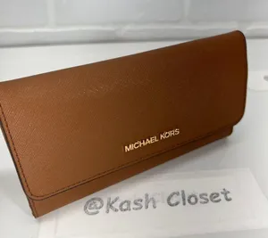 Michael Kors Luggage Jet Set Travel Trifold Wallet thumbnail 1