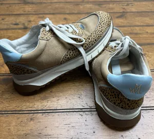 Madewell Kickoff Trainer Sneakers Womens Size 6.5M Faraway Sky Multi‎ NA848 thumbnail 1