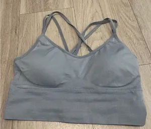 Women's Stylish Gray Sports Bra thumbnail 1