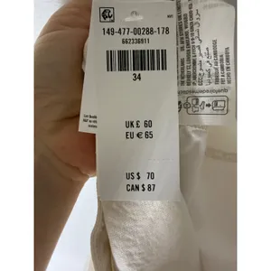 Abercrombie & Fitch curve love Jort mid Rise Jort white raw hem size 34 women thumbnail 4