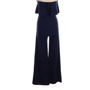 Lulus Power of Love Navy Blue Strapless Jumpsuit Medium Party Night Out thumbnail 7