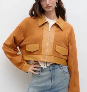 Cider Suede Retro Jacket Large  thumbnail 1