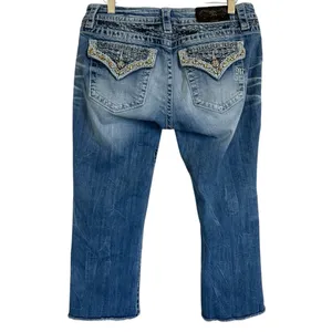 Miss Me Signature Cuffed Capri Jeans Size 30 thumbnail 4
