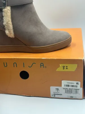 Unisa Madazi Taupe Wedge Booties 7M thumbnail 2