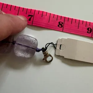 Peyote Bird Free Spirit Amethyst Sterling Silver Chunky Knotted Bracelet 8" NWT thumbnail 3