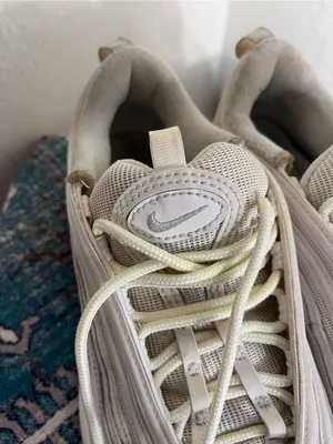 Nike Off-White/Cream Air Max 97 Sneakers thumbnail 6