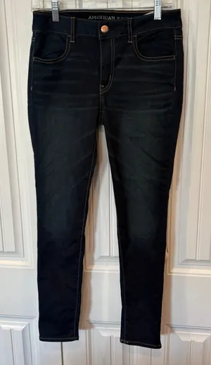 American Eagle Jegging‎ Size 10 Blue thumbnail 1