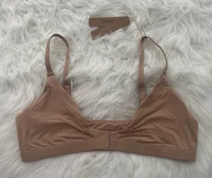Skims Adaptive Fits Everybody Triangle Bralette Clay Size Large thumbnail 1