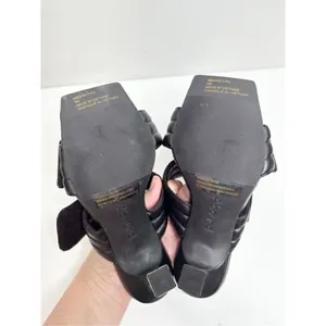 Abound Shoes Womens Size 5 Qarly Heeled Black Square Toe Slip On‎ Sandals thumbnail 8