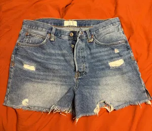 Free People Denim Shorts thumbnail 1