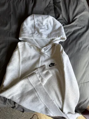 Nike, Heather Gray Hoodie  thumbnail 1