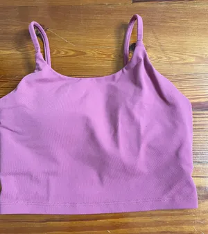 Amazon Pink  Workout Crop Tank thumbnail 1