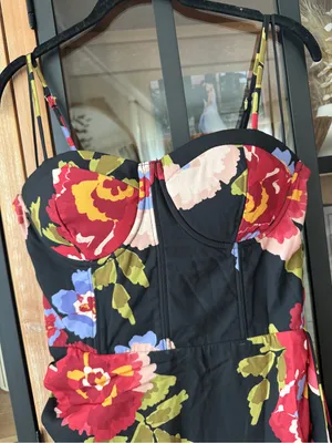 NWT Vici Collection Lorette Wrap Midi Dress asymmetrical floral wedding guest thumbnail 6