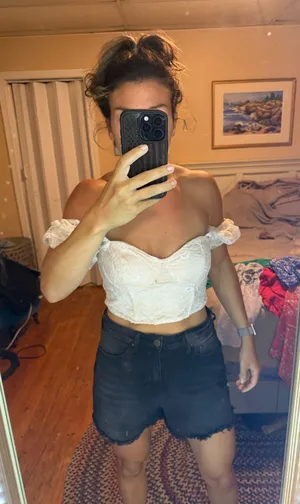 Abound Black Jean Shortshigh rise distressed thumbnail 2