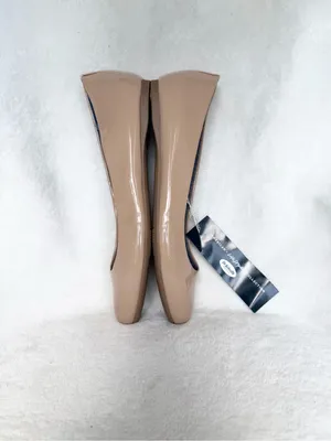Dr. Scholl's Beige Patent Ballet Flats Size 9.5 thumbnail 7