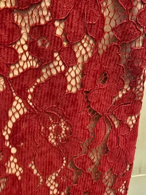 {6} Free People Dangerous Love Lace Mini Dress Red Nude Spaghetti Strap thumbnail 6