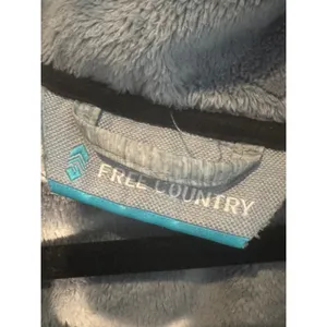 FREE COUNTRY Womens Softshell‎ Jacket Gray Fleece Lined Full Zip Size Medium thumbnail 4